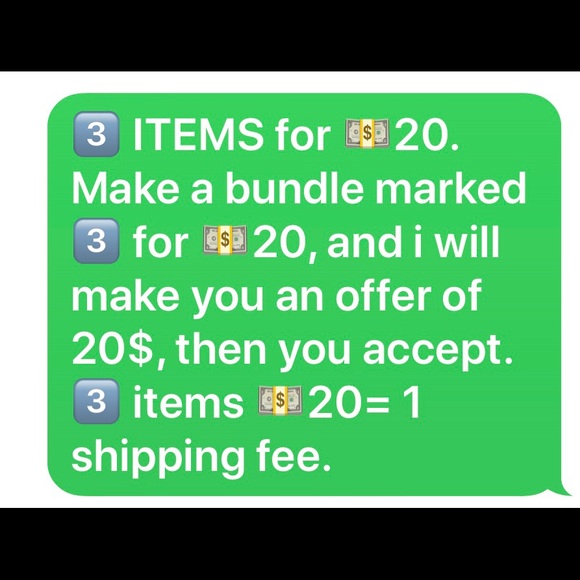 Accessories - Bundle sale : 3️⃣ for 💵20